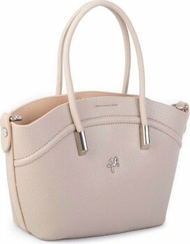 Nas Bag Kadın Mini Sepet Çanta El ve Çapraz Çanta Kum  Lopez ( 20x18cm) - 20 x 18 cm