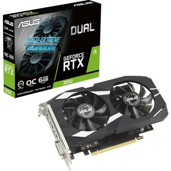 Hype Store DUAL-RTX3050-O6G Nvıdıa Geforce Rtx 3050 6g 6gb Gddr6 96BIT 1537MHZ Oc DVI HDMI Dp Ekran Kartı