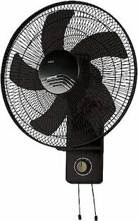 Raks Wf18alto Duvar Tipi Vantilatör Siyah