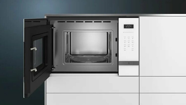 Siemens BF525LMW0 800 W Beyaz Mikrodalga Fırın