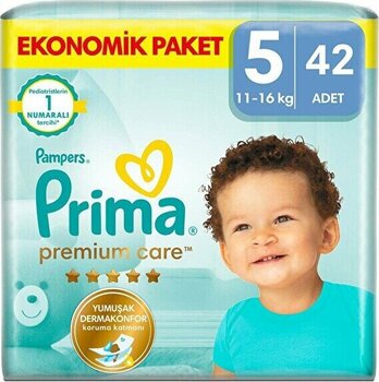 Prima Bebek Bezi Premium Care 5 Numara 42'li Ekonomik Paket