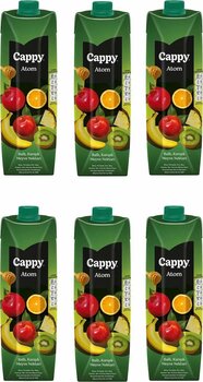 Cappy Atom Ballı Karışık Meyve Nektarı 1 Lt X 6 Adet