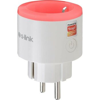 S-Link Swapp Sl-03 16A Akım Korumalı Akıllı Priz Rgb Işıklı 2.4 G Wifi Tuya Destekli - 10 inç