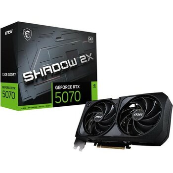 Verto Msı Geforce RTX5070 12G Shadow 2x Oc 12GB Gddr7 192BIT 1xhdmı 3xdp Ekran Kartı