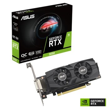 Asus Geforce Rtx3050-O6g-Lp-Brk 1807Mhz Oc 1Xhdmı 3Xdp Ekran Kartı