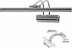 Merve Flüt Aplik Krom Kasa 6w Gün Işığı