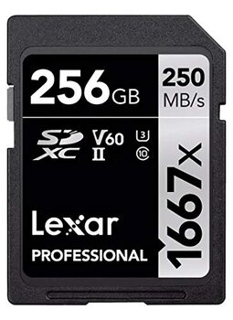 Lexar Professional 256 Gb 1667X Sdxc Bellek Kartı (250 Mb/S-90 Mb/S)