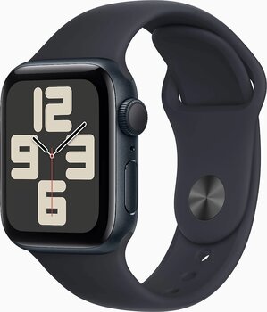Apple Watch SE 2 2023 GPS 40mm Gece Yarısı Alüminyum Kasa ve Spor Kordon Akıllı Saat
