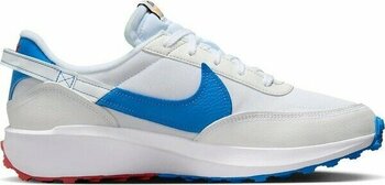 Nike Waffle Debut Se White Blue Sneaker Günlük Spor Ayakkabı Beyaz Mavi - 47 - Beyaz - Açık Mavi