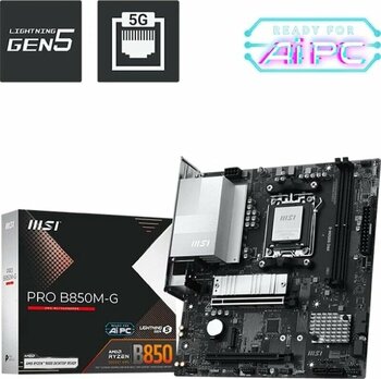 Msı Pro B850m-g Am5 Ddr5 8200+ Oc Mhz Matx Anakart Aaaa11msı0043