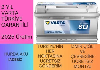 Varta Silver Dynamic H3 12 V 100 Ah 830 Cca Akü - 2025