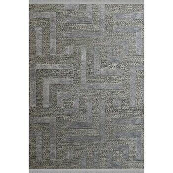 Halı Sepeti Decoser Hereke 058 Koyu Gri Hav Toz Vermez Salon Halısı Kesme Halı Yolluk - 120 x 250 cm
