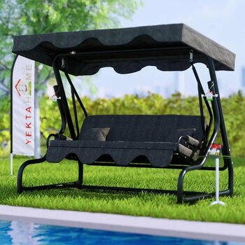 Yekta Antalya 3 Kişilik Bahçe Salıncağı Balkon Salıncak 200 Cm