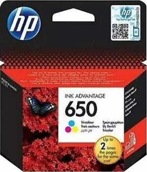 HP 650 Üç Renkli Standart Kapasite CZ102AE Mürekkep Kartuşu