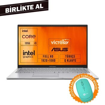 Asus Vivobook 15 İ3-1315U 12Gb 512Gb Ssd 15.6" Fhd Freedos + Mouse X1504va-Nj2379 026