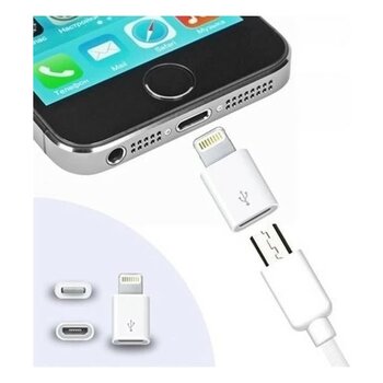 İlkyaz Fashion Apple iPhone / iPad Micro USB Dönüştürücü Adaptör Otg Aparat - Renkli - 1