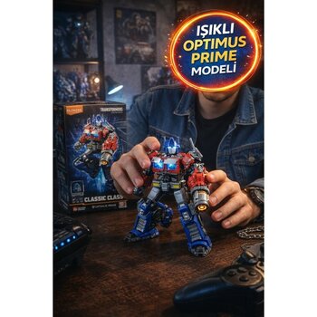 Toyfest Blokees Transformers Classic Class Optimus Prime Işıklı Tam Hareketli Model Kit Figür