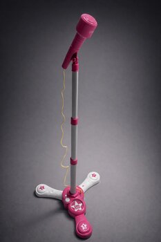 ZEYTOYS Oyuncak Müzikli Mikrofon-Pembe