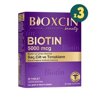 Bioxcin Biotin 5000 mcg 3x30 Tablet