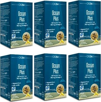 Ocean Plus Omega 3 Balık Yağı 1200 mg 90 Kapsül 2'li