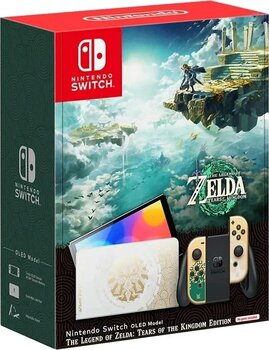 Nintendo Switch Oled Model Konsol Zelda Tears Of The Kingdom Limited Edition