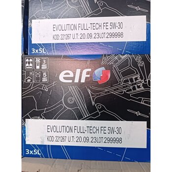 Elf 5w-30 Fulltech Fe Motor Yağı 3 X 5 L