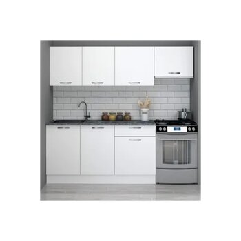 Fly 220 cm Göcek Beyaz Melamin Mutfak Dolabı