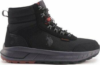 U.S. Polo Assn. ELHA 4PR Siyah Erkek Biker Bot - 41