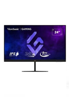 ViewSonic 24\" FULLHD 1MS 240HZ IPS HDMI DP FREESYNC HDR10 SUPERCLEAR GAMING MONITOR