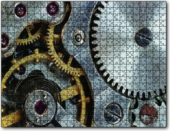 Cakapuzzle Eski Saat Çarkları 1000 Parça Puzzle Yapboz