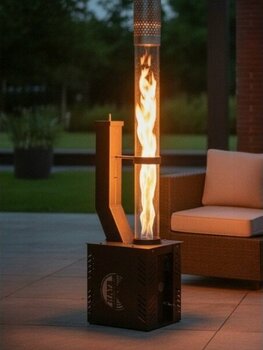 Baupor Cam Borulu Pelet Sobası