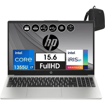 Hp 250 G10 Intel Core I7-1355U 16GB 512GB SSD 15.6" W11HOME Fhd Taşınabilir Bilgisayar 99G1E6ETH07+ZETTAÇANTA - 512 GB - 16 GB