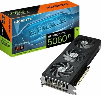 Gigabyte GeForce RTX 5060 Ti EAGLE MAX OC 16G GDDR7 16GB 128Bit DLSS 4 NVIDIA Ekran Kartı-GV-N506TEA