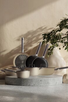 SMEG Cookware 50's Style Exclusive Krem Set 7'li