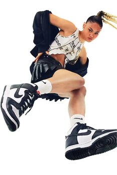Nike Dunk High Panda Black & White Kadın Günlük Spor Ayakkabı 39 Numara