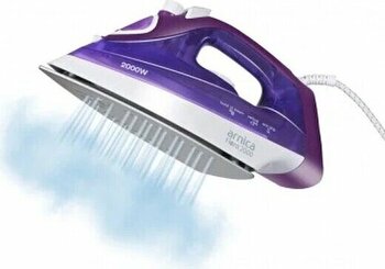 Arnica Flora 2000 Beyaz-Mor 2000 W Seramik Buharlı Ütü