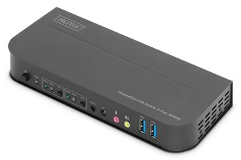 Digitus 2 Port Usb 3.0 Displayport Kvm Switch, 4k60hz, Kvm (Keyboard/Video Monitor/Mouse) Periferi (Çevre Cihazlarla (Usb) Bağlantı Kurabilir) Switch, Kvm Bağlantı Kablosu Ürün Beraberinde Gelmektedirdigitus 2 Port Usb 3.0 Displayport Kvm