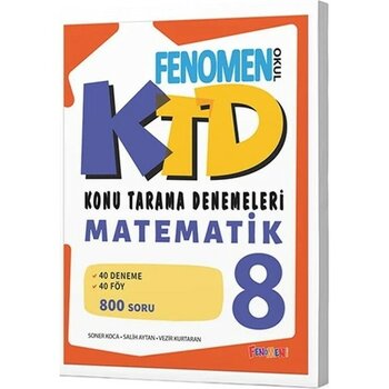 Fenomen 2026 8. Sınıf Matematik Konu Tarama Denemeleri