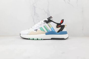 Adidas Nite Jogger Beyaz Renkli Ayakkabı