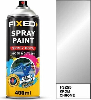 Sgs F3255 Sprey Boya Akrilik - Krom Efekt 320 gr 400 ml