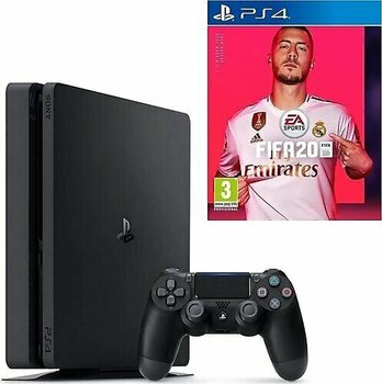 Sony Playstation 4 Slim 1 TB Siyah Oyun Konsolu + EA SPORTS FIFA 20