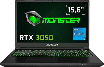 Monster Abra A5 V21.5.1 i5-12450H 16 GB 1 TB SSD RTX3050 15.6" W11H Full HD Gaming Laptop