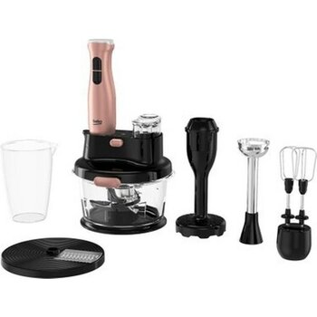 1500W El Blender Seti, Pembe, Kullanışlı ve Şık Tasarım