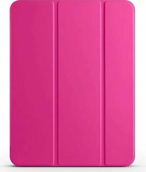 RedClick Smart Cover Kalem Bölmeli Standlı Kılıf Koyu Pembe Tablet Kılıfı