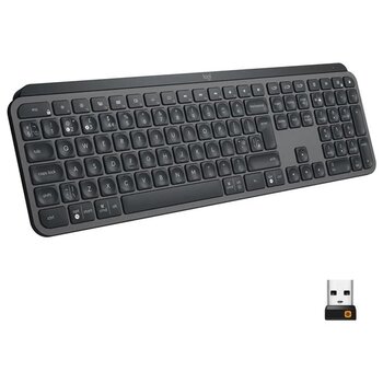 Logitech Mx Keys Aydınlatmalı 920-010254 Tam Boyutlu Kablosuz Türkçe Q Klavye - Siyah