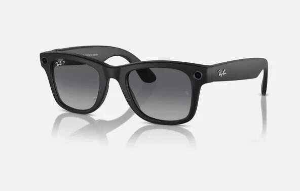 Ray-Ban Meta Wayfarer Matte Black Polarized Graphite Akıllı Gözlük