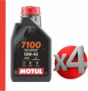 Motul 7100 10W40 1Lt %100 Sentetik 4T Motor Yağ 4 Adet Yeni Tarihli Ürün