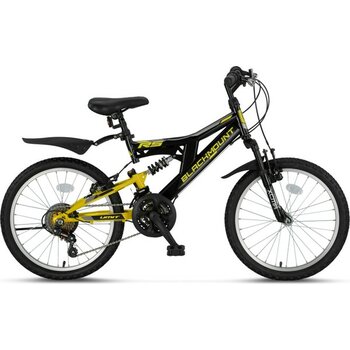 Ümit Blackmount 20 Jant Çift Amortisörlü Çocuk Bisikleti 2030 (120-140 cm Arası Boy) - Sarı - Siyah