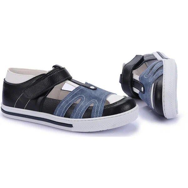 Kiko Kids Lacivert Erkek Çocuk Sandalet 23