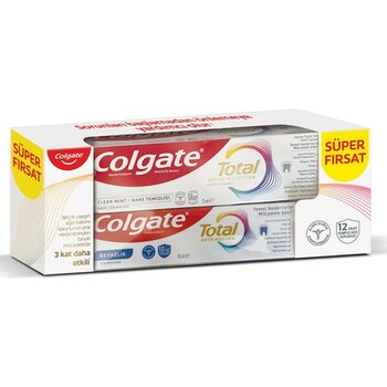 Colgate Total Nane Temizliği 75 ml + Beyazlık 50 ml 3 Adet